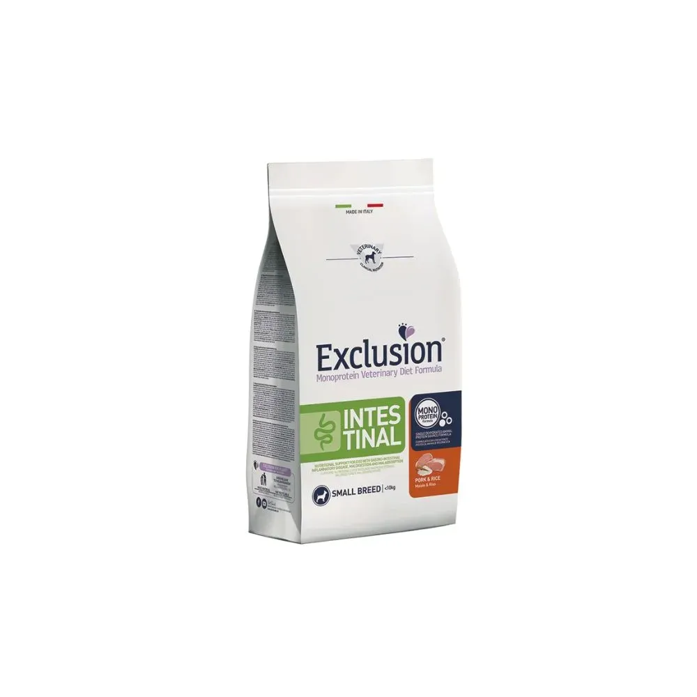 Exclusion Diet Intestinal Small Breed Maiale e Riso 2 kg
