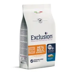 Exclusion Diet Metabolic & Mobility Medium/Large Breed Maiale e Fibre 12 kg