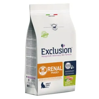 Exclusion Diet Renal Fase 1 Cat Maiale e piselli 1,5 kg