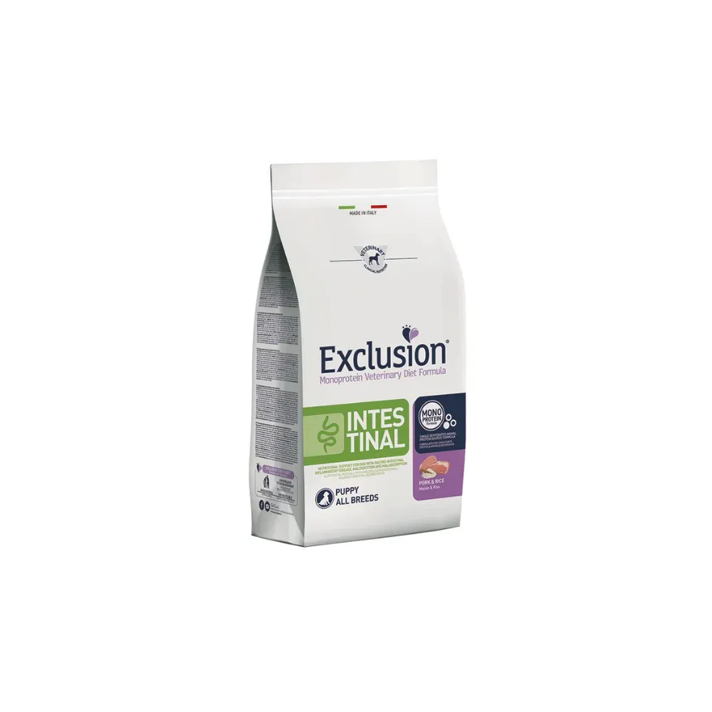 Exclusion Diet Intestinal Puppy Maiale e Riso 12 kg